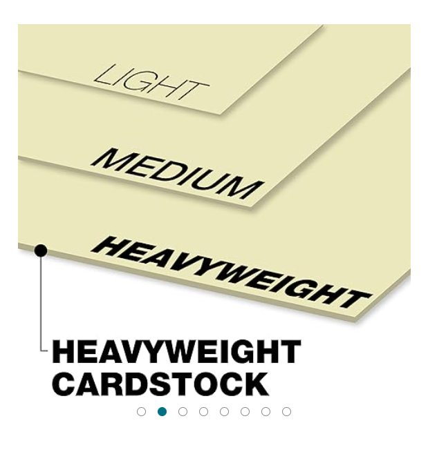 Springhill Digital Index Colors, 8.5" x 11" Carton Copy Paper, 90 lbs., Ivory (IVRY), 250 Sheets/Ream (#55100)