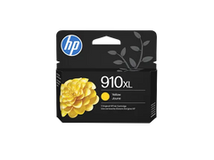 HP 910XL High Yield Yellow Original Ink Cartridge, 3YL64AN#140
