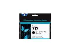 HP 712 80ml Black DesignJet Ink Cartridge, 3ED71A