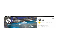 HP 981A Yellow Original PageWide Cartridge, J3M70A
