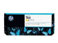 HP 764 300-ml Yellow DesignJet Ink Cartridge, C1Q15A