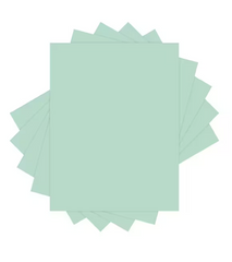 Domtar Lettermark Green Vellum Bristol Cardstock, 11" x 17", 67 lb, 250 Sheets/Pack (94356)
