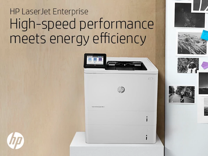 HP LaserJet Enterprise M611x Monochrome Laser Printer - view 3