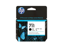 HP 711 80-ml Black DesignJet Ink Cartridge, CZ133A