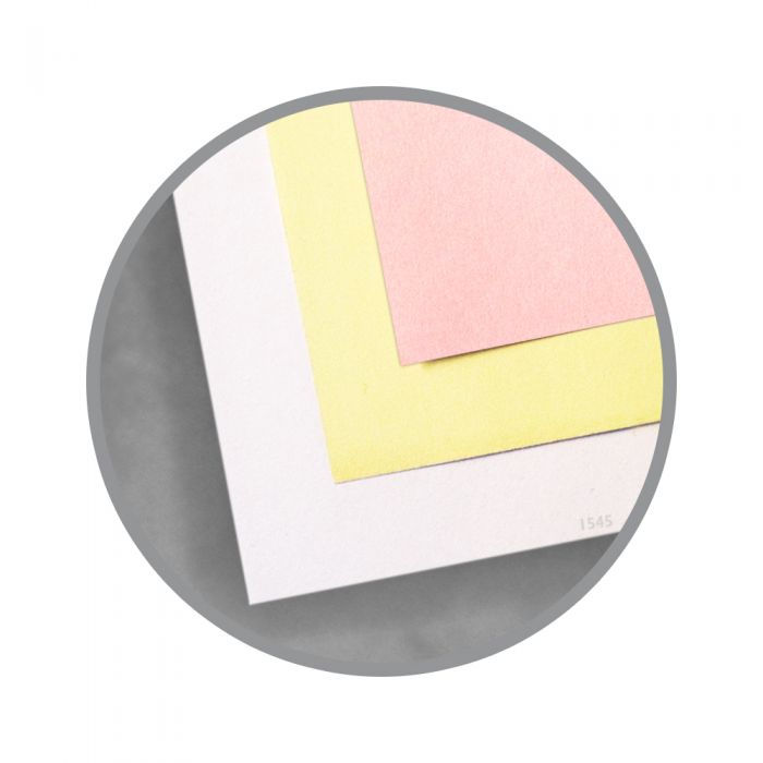 Nekoosa® NCR Superior Perf 8.5" x 11.5" Carbonless Paper, 3-Part RS, Pink/Canary/White, 167 Sets/Ream (5791)