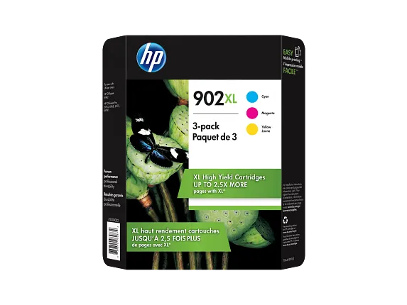 HP 902 Yellow Original Ink Cartridge, T6L94AN#140