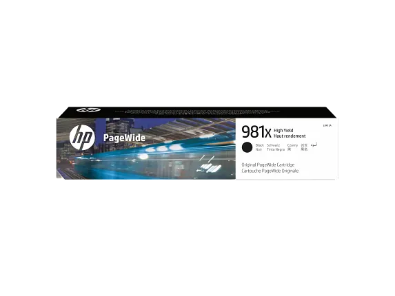 HP 981X High Yield Black Original PageWide Cartridge, L0R12A