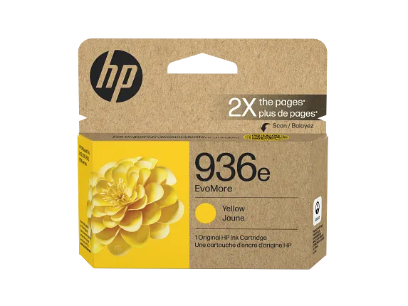 HP 936e EvoMore Yellow Original Ink Cartridge, 4S6V5LN