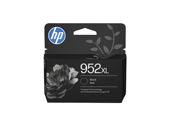 HP 952XL High Yield Black Original Ink Cartridge, F6U19AN#140