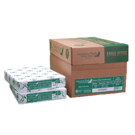 Eagle Office® 50% Recycled 8.5" x 11" Multipurpose Copy Paper, 20 lbs., White, 500 Sheets/Ream (31500501)