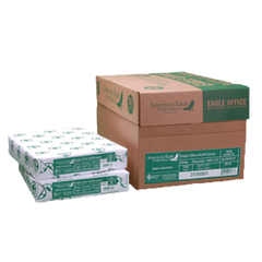 Eagle Office® 50% Recycled 8.5" x 11" Multipurpose Copy Paper, 20 lbs., White, 500 Sheets/Ream (31500501)