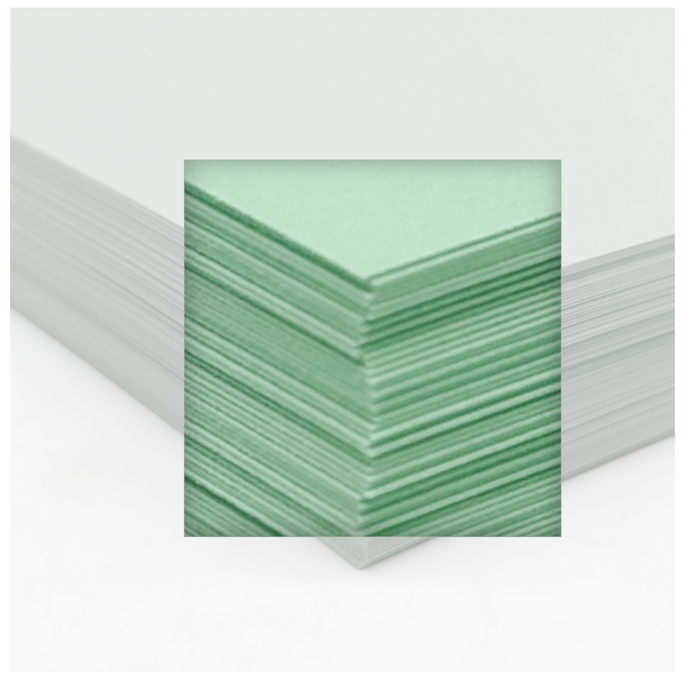 Lettermark Colors Vellum Bristol 11" x 17" Color Copy Paper, 67 lbs., Green-Vellum, 250 Sheets/Ream(94356)