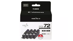 Canon Genuine PGI-72 Ink Value Pack with Chroma Optimizer (4 Ink Tanks) (6402B008)