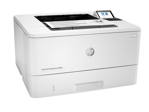 HP LaserJet Enterprise M406dn Monochrome Laser Printer - view 2