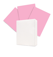 American Eagle 8.5" x 11" Color Copy Paper, 20 lbs., Pink, 500 Sheets/Ream (47730501)