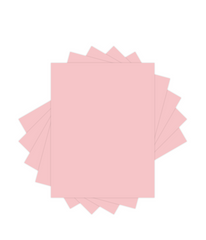 Domtar Lettermark Pink Vellum Bristol Cardstock, 11" x 17", 67 lb, 250 Sheets/Pack (94362)