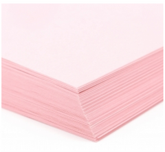 Domtar Lettermark Pink Vellum Bristol Cardstock, 11" x 17", 67 lb, 250 Sheets/Pack (94362)