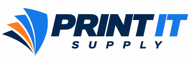 Print It Supply — paper-swoosh logo