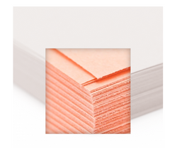 Lettermark Colors Vellum Bristol 8.5" x 11" Color Copy Paper, 90 lbs., SALMON - SMOOTH, 250 Sheets/Ream (94272)