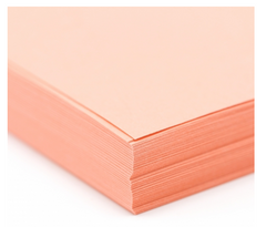 Lettermark Colors Vellum Bristol 8.5" x 11" Color Copy Paper, 90 lbs., SALMON - SMOOTH, 250 Sheets/Ream (94272)