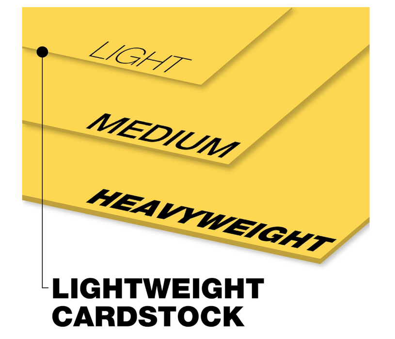 Springhill Digital Vellum Bristol Cover Colors, 8.5" x 11" Carton Copy Paper, 67 lbs., Goldenrod, 250 Sheets/Ream (#086008)