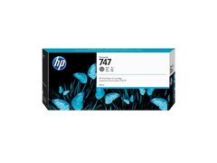 HP 747 300-ml Gray DesignJet Ink Cartridge, P2V86A