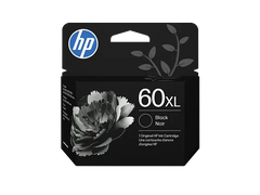 HP 60XL High Yield Black Original Ink Cartridge, CC641WN#140