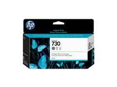 HP 730 130-ml Gray DesignJet Ink Cartridge, P2V66A