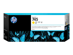 HP 745 300-ml DesignJet Yellow Ink Cartridge, F9K02A