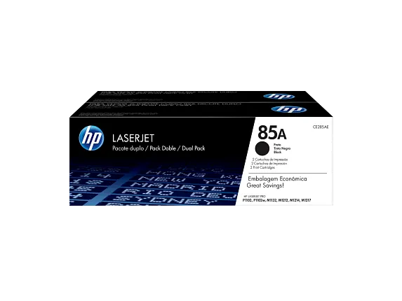 HP 85A 2-pack Black Original LaserJet Toner Cartridges