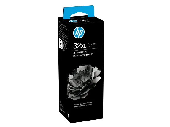 HP 32XL 135-ml Black Original Ink Bottle, 1VV24AN
