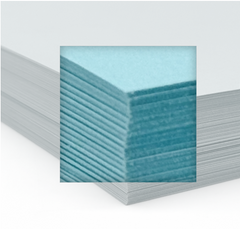 Domtar Lettermark Blue Vellum Bristol Cardstock, 11" x 17", 67 lb, 250 Sheets/Pack (94333)
